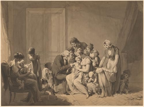 Tableaux Graffiti Art Mural pour salon moderne Poster Le Vaccin Boilly 60x90cm