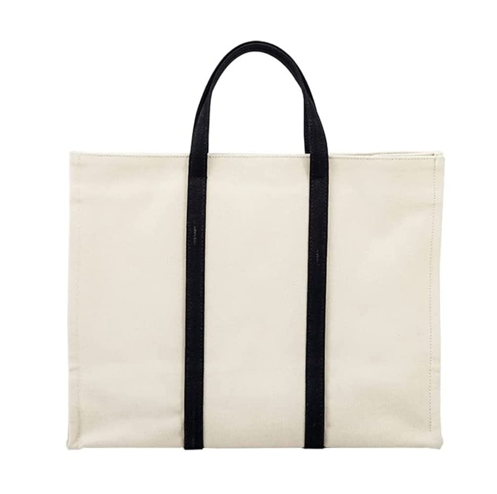 Mappe Schnellhefter Aktenordner Canvas Bag Magnetschnalle Design Business Document Pocket Wasserdicht Vielseitige Einfache Modische Handtasche Sammelmappe (Color : C)