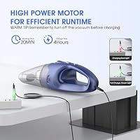 YOOHI Handheld Vacuum Cordless Rechargeable – 6000Pa Mini Hand Held Vacuum, LED Light — image 7