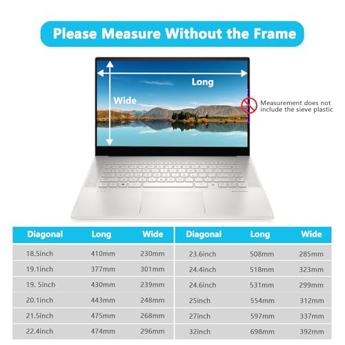 Filtro de privacidad para PC de 25 pulgadas para evitar reflejos y proteger datos 7