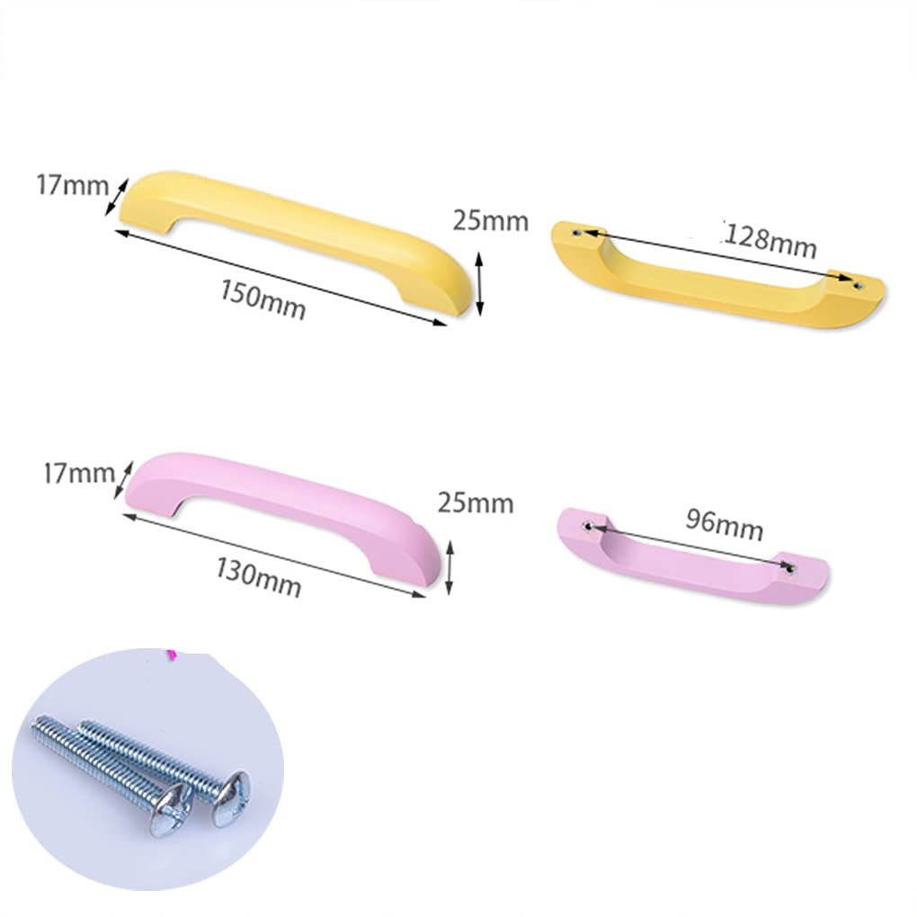 2 Maniglie Per Armadio A Forma Di Farfalla - Decorazione Per Cameretta Bambini, Rosa - Foto 7