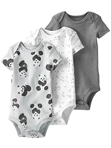 Image of little planet by carter's unisex-baby 3-pack Short Sleeve Bodysuits Made With Organic Cotton