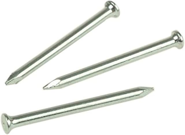 Merriway BH02272 (60 Pcs) Hardened Ribbed Concrete Hard Wall Masonry Nail, 50mm (2 inch) - Pack of 60 Pieces