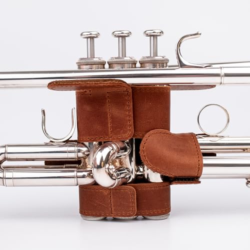 image for MG Leather Work Trumpet Valve Guard XL Genuine Leather Protection Trum