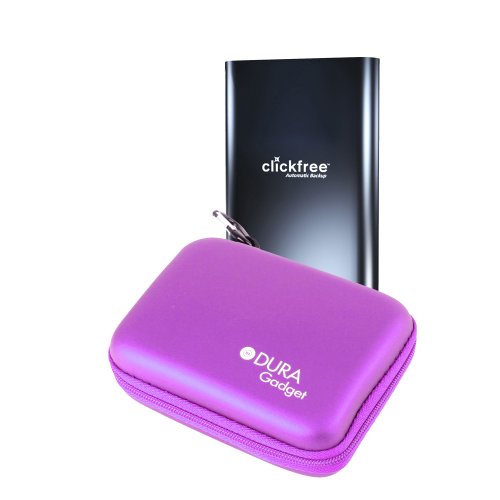 DURAGADGET Solid HDD Case for Clickfree C6 Easy Imaging, C2 (Deluxe), C2N, C2 Rugged