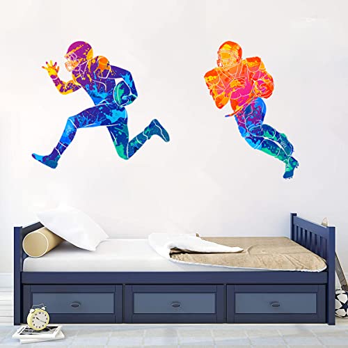 Vinilo decorativo removible jugador de fútbol para pared miniatura 4