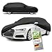 Produktbild WALSER Premium Abdeckung Auto Indoor Stretch Plus Qualitätssieger Sehr Gut* Autoabdeckung Winter Autogarage Abdeckung Autoplane Winter Autogarage Abdeckung Winter Abdeckplane Kombi Größe 6 schwarz