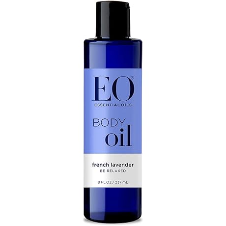 EO Body Oil: Massage and Moisturize, French Lavender, 8 Ounce