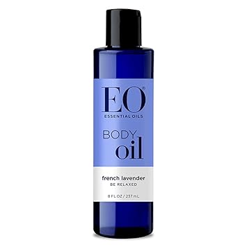 EO Body Oil: Massage and Moisturize, French Lavender, 8 Ounce