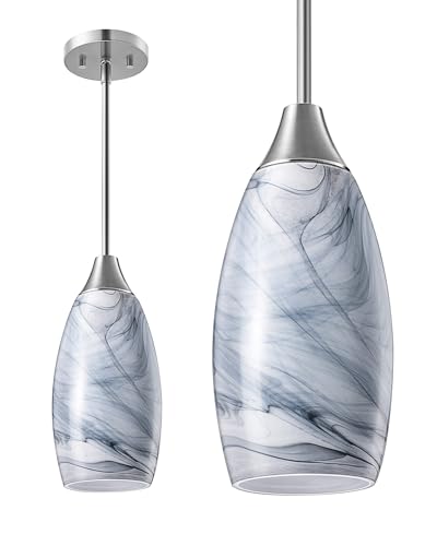 EDISHINE Pendant Light Fixture, Handcrafted Art...