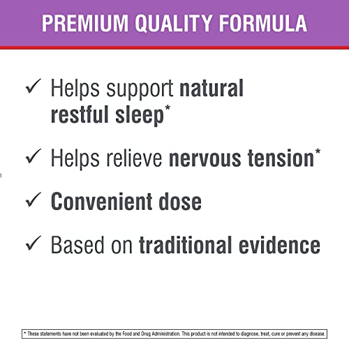 Swisse Sleep Valerian Root Capsules | Valerian Root Extract + Magnesium + Licorice + Hops | Melatonin Free Herbal Sleep Supplement | Helps Relieve Nervous Tension | 120 Tablets #TOP6