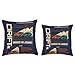 Vintage Japanese JDM Tokyo Japan Drift Race Car Graphic Throw Pillow