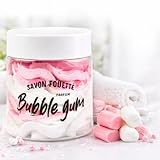 French Tendance - Savon Fouetté 190 ml – Senteur Bubble Gu, – Nettoie, Hydrate et Adoucit la Peau – Texture Crémeuse – Idéal Douche, Bain & Rasage – Soin Cocooning