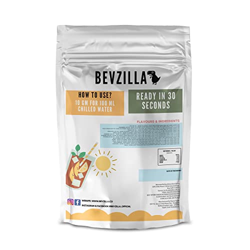 Image of Bevzilla Instant Iced Tea Peach Passion (250 GM)