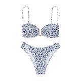 Damen Badeanzug Rüschen Zweiteilige High Waist Bikini mit Hoher Taille Bademode Volant Bedruckt Badeanzug Damen Bikini Set Triangel Badeanzug Strand Ties Zweiteiliger Bademode Bikinihose Damen Wickel Push Up Bikini Oberteil Bauchweg High Waist Bikini Set Bademode Bikini Damen Set Hohe Taille Bauchkontrolle Gerippte Crop Top Brasilianischer Push Up Zweiteiliger Badeanzug Damen Wickel Push Up Bikini Oberteil mit Bauchweg High Waist Bikini Set Bademode Bademode Wickel V Ausschnitt Obertei