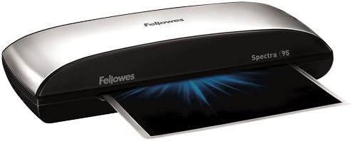 Fellowes® Spectra™ 95 Laminator With Combo Kit, 9 1/2" Entry Width, 3"H x 14 1/2"W x 7"D, Silver/Black