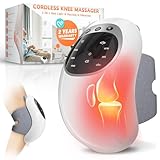 Cordless Knee Massager for FDA Registered, Infrared Heat and Vibration Knee Pain Relief for Swelling Stiff Joints, Stretched Ligament and Muscles Injuries, Best Gifts for for Family and Friends
