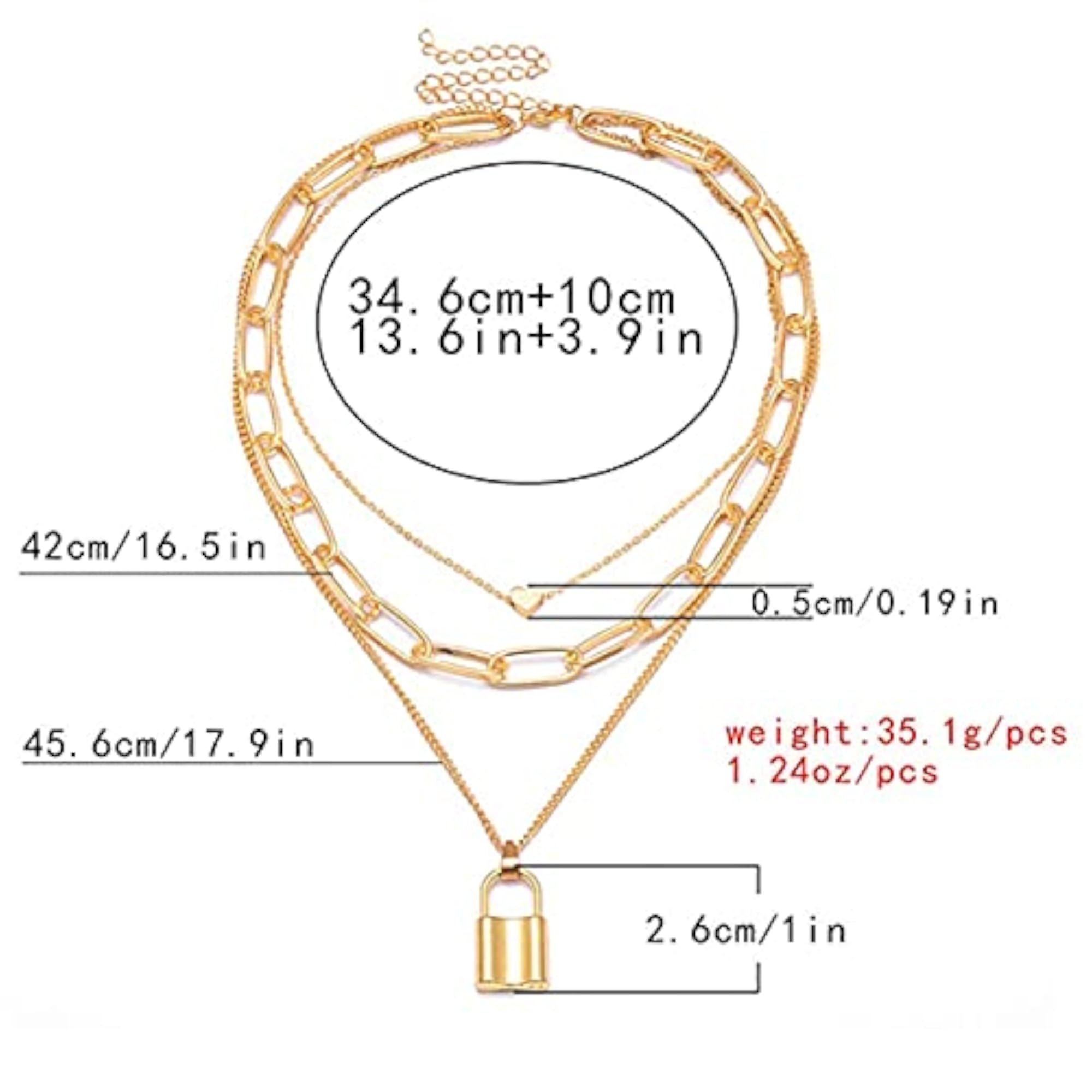 Plated Layered Necklace Combos for Stylish Look