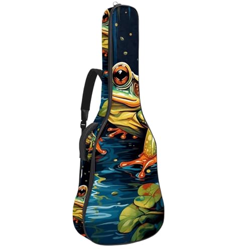 Sac pour guitare acoustique avec protection améliorée et grand rangement