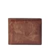 Fossil Men’s Derrick RFID-Blocking Leather Bifold Wallet with Flip ID Window for Men