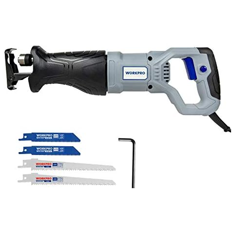 WORKPRO Sierra Sable 710W con Velocidad Variable y Cambio Rápido de Cuchilla Cover