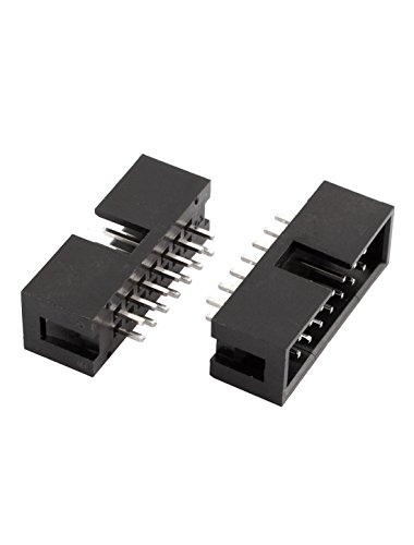Conector IDC 2x7 de 14 pines macho recto de 2.54mm sourcing map 3