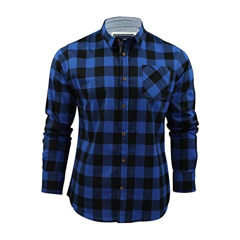 BRAVE SOUL 'Jack' Long Sleeved Flannel Shirt Cover