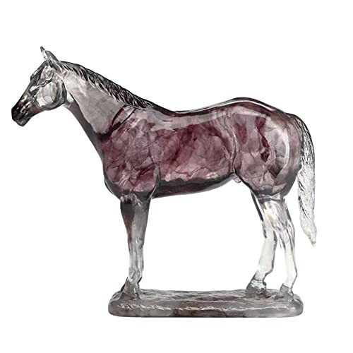 Funsxbug Art Standing Horse Statue Figurines Sculpture Home Office Decoration Tabletop Decor Ornaments Gifts For Horse Lovers #TOP17