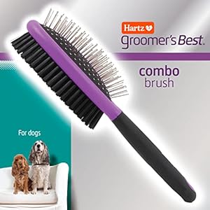 Hartz Groomer's Best Combo Dog Brush, Multi-Colored Hartz Groomers Best Combo Dog Brush Multi Colored