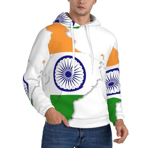 Sweat homme chaud motif Inde résout le choix des grandes tailles S-4X