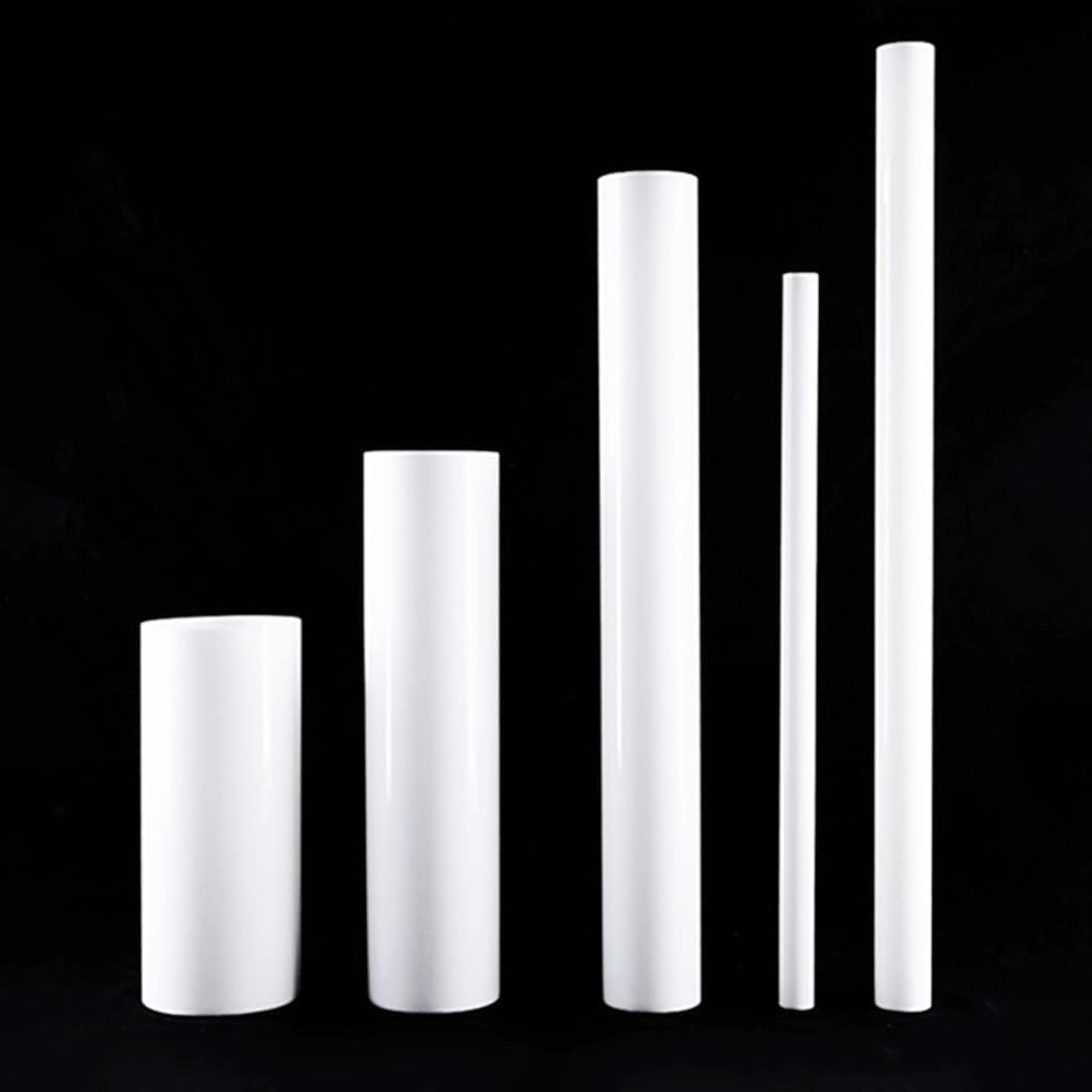 1pc 60cm White Acrylic Tube for Fish Tank, Garden Irrigation, and DIY Projects - High Transparent Acrylic Pipe(40mm)