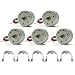 EUDAX Mini Generator Motors 3V-12V DC Motor Electric Motor for DIY Toys Wind Turbine Generator Hand Cranked Power Generator Model (Metal Motor Holder)