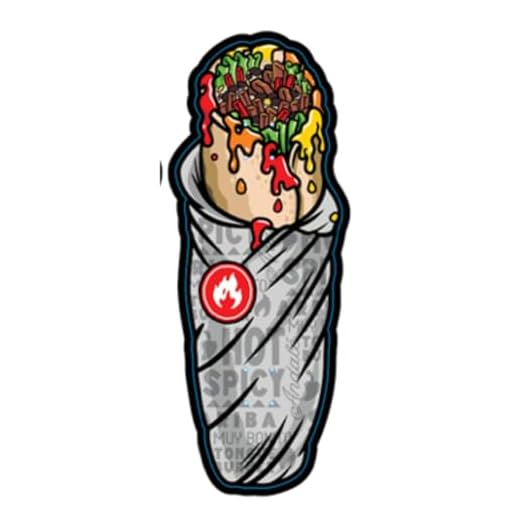 Sakar Dimensions Burrito Skateboard with Printed Graphic Grip Tape. Great for Kids and Teens Cruiser Skateboard with ABEC 5 Bearings, Durable Deck, Smooth Wheels
