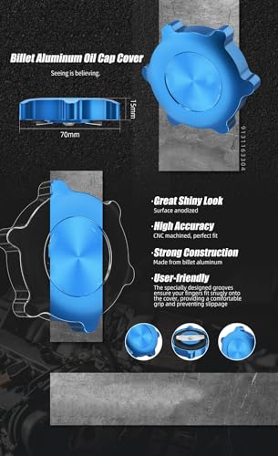 Bouchon d'huile premium bleu compatible BMW E30 11121405452 de rechange