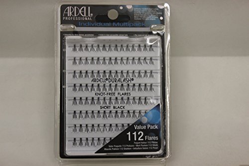 Ardell Individual Multipack- Knot-Free Flares- Short Black, 112 Flares by Ardell