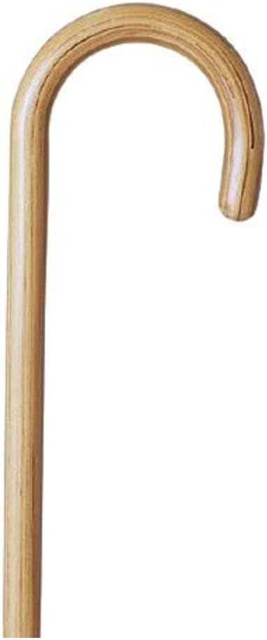 Alex Orthopedic MNT03004 - Tourist Handle Cane, Natural Stain, 36-37