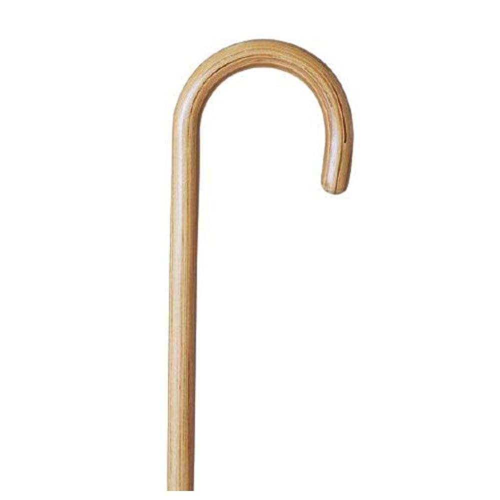 Alex Orthopedic MNT03004 - Tourist Handle Cane, Natural Stain, 36-37