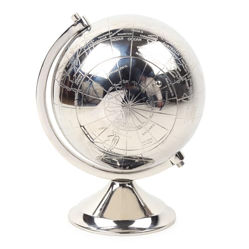 Image of Decor de Maison Brings Handcrafted Mitsuki Luxury Table Clock for KidsRoom, Living Room, Bedroom, Study Table| Classic Non-Ticking Tabletop Battery Operated Analog Desk Clock Gold (14x7x14cm)