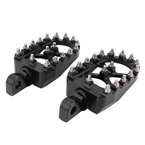 Mx Offroad Wide Foot Pegs Footrest Chopper Bobber Front Rear Pedal For Harley Dyna Street Bob Sportster Iron 883 Softail Fatboy #TOP7
