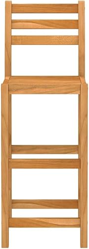 Miniatura 6 de DGZLIIO Juegos de bar de jardín juego de mesa y sillas de bar para exteriores muebles de exterior juego de 3 piezas de madera de acacia maciza