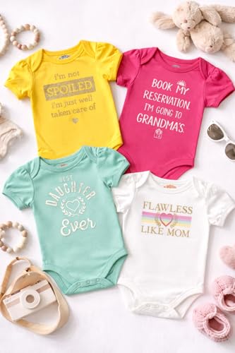 Image of TuddyBuddy 100% Cotton Romper /Bodysuit for Baby Girls