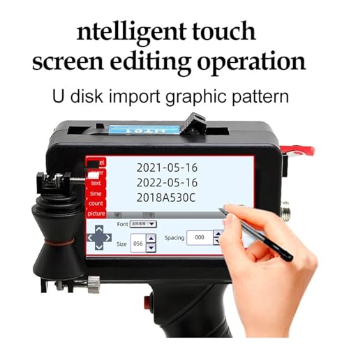 Machine d'encodage portable jet d'encre à séchage rapide pour acier et câble
