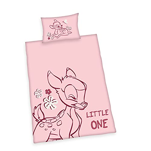 Klaus Herding GmbH Bettwäsche-Set, Rosa, 40 x 60 cm, 100 x 135 cm