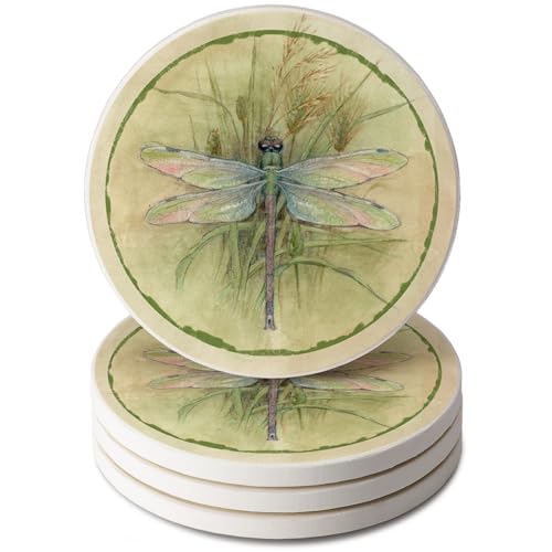 Thirstystone Dragonfly 4 Pack Absorbent Stone Coasters