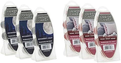 Yankee Candle Wax Melts Bundle - Midsummer's Night and Home Sweet Home (18 Melts Each) image 5