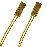 Cuidr Strain Gauge, 120ohm Foil Strain Gauge Sensor, Load Cell Pressure Resistance Strain Gauge, Linear Strain Gages (BX120-10AA, 2Pack)