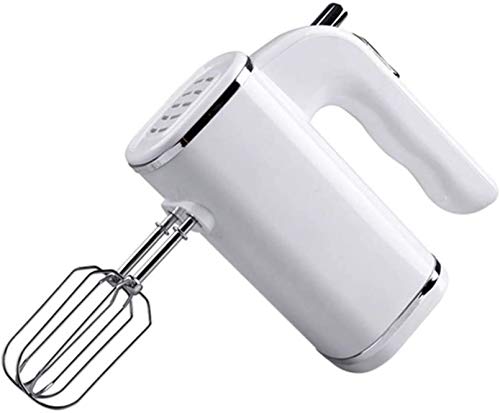 Handmixer Elektrisch, 5-Gang-leistungsstarker Handmixer 200 W, mit Turbo und Easy Eject-Taste, Edelstahl mit Schlägern und Teighaken, Schwarz