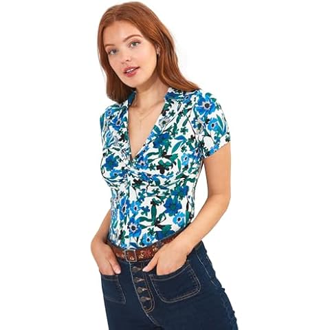 Joe Browns Women's Floral Twist Front Top Cover