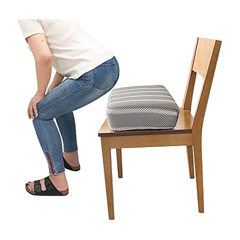 KAVIL Adult Booster Seat Cushion Extra Firm Riser Chair Cushions for Elderly Washable Thick Chair Lift Pads to Raise Height for Couch, Home, Patio, Office Seats Cover