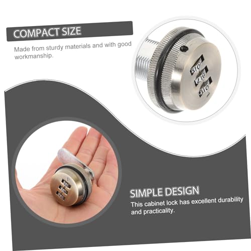 OSALADI 4 Unidades De Fechadura De Combinação De Gaveta Fechaduras De Gaveta Fechaduras De Mesa Para